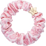 By Eloise London Gold Star Silk Scrunchie цвят Pink Leopard