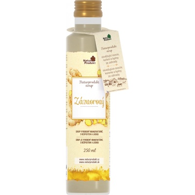 Naturprodukt Sirup Zázvorový 250 ml