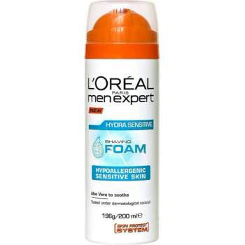 Image 1 of L'Oréal Men Expert Hydra Sensitive Shaving Foam - Пяна за бръснене за чувствителна кожа от серията "Men Expert" 200мл