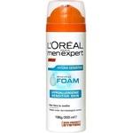 L'Oréal Men Expert Hydra Sensitive Shaving Foam - Пяна за бръснене за чувствителна кожа от серията "Men Expert" 200мл