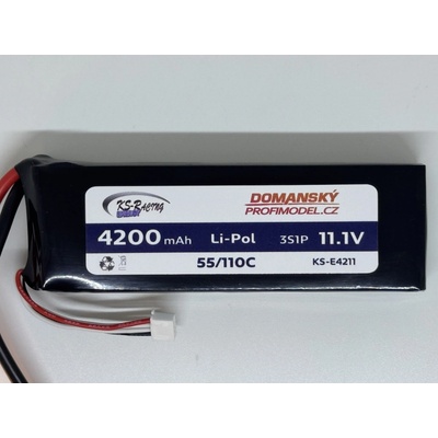 Profimodel KS-Racing Energy Li-Po baterie 4200 mAh / 11.1 V / 55/110C