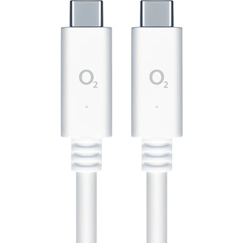 O2 197760 USB-C x USB-C, 1,2m, bílý
