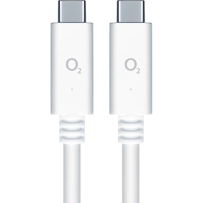 O2 197760 USB-C x USB-C, 1,2m, bílý