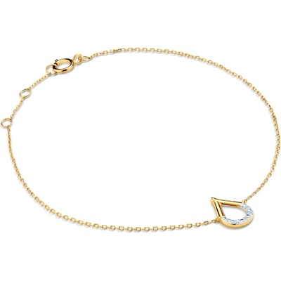 Гривна Капка Savicki: злато, диаманти