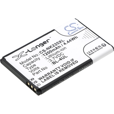 Cameron Sino Батерия за телефон NOKIA 3310 , Asha 225, TA1030 BL-4UL / BL-4WL LiIon 3, 7V 1200mAh CAMERON SINO (CS-NK225XL)