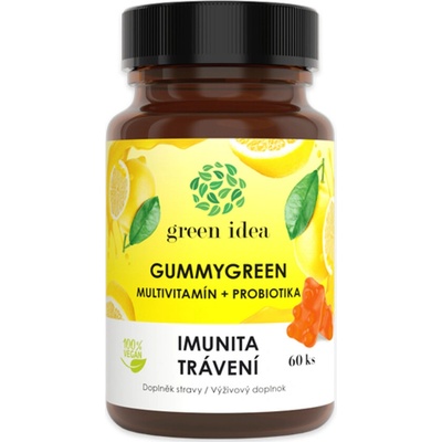 Topvet Green Idea GummyGreen Multivitamín + Probiotiká 60 ks