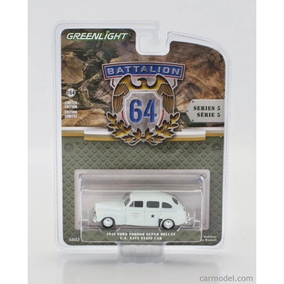 Greenlight Ford usa Fordor Super Deluxe Usa Navy 1946 Vojenská Šedá 1:64