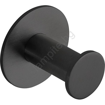 Bemeta Кука 4, 5x4, 5 cm неръждаема стомана/черна (BD0024)