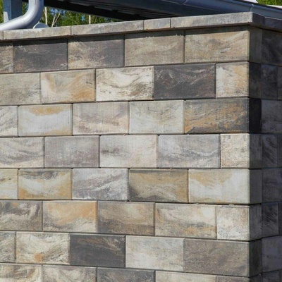 Prvek plotový Best Luneta II colormix arabica – 400×200×200 mm
