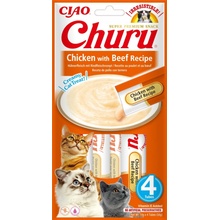 Churu cat masové pyré kuře hovězí 56 g