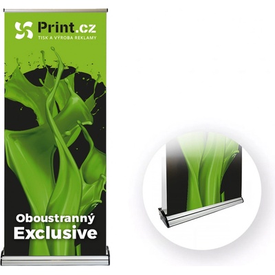 Print.cz Oboustranný reklamní Roll Up banner Exclusive, 85x200cm – Zboží Mobilmania