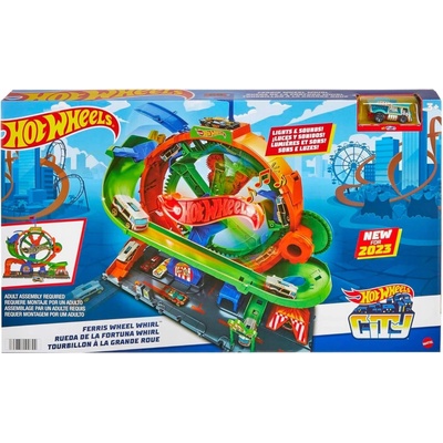 Mattel Hot Wheels City Ďábelský kolotoč HKX46