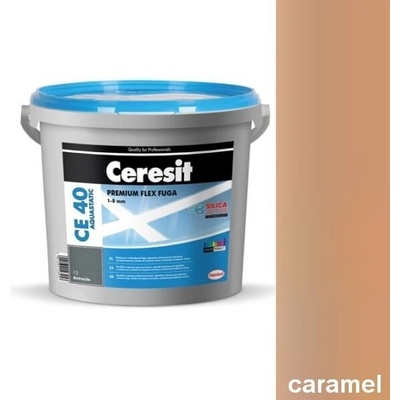 Ceresit CE 40 Caramel 46 Aquastatic škárovacia hmota 5 kg, caramel