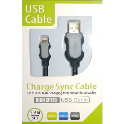 Lightning кабел за iPhone - с армирана оплетка