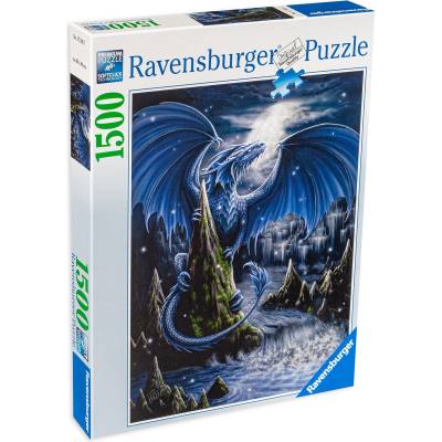 Ravensburger Пъзел Ravensburger от 1500 части - Черен дракон (17105)