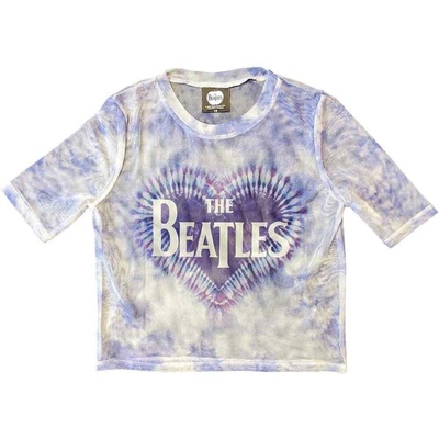 The Beatles Heart & Drop T Logo (Mesh) White L Дамски Риза (<![CDATA[BEATMCT559LW03]]>)