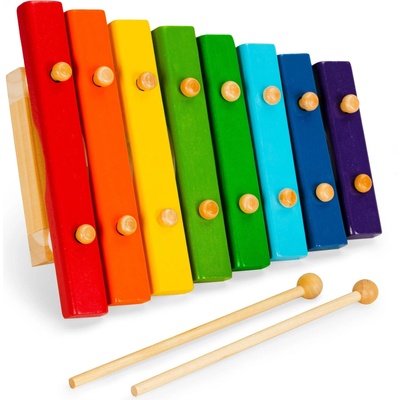 ECOTOYS Дървен детски ксилофон с 8 тона ph08c002 (ph08c002)