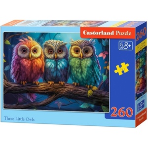 Castorland Пъзел Castorland от 260 части - Три малки сови - ozone