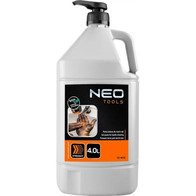 Neo Tools 10-402 pasta mycí na špinavé ruce s dávkovačem oranžová 4 l