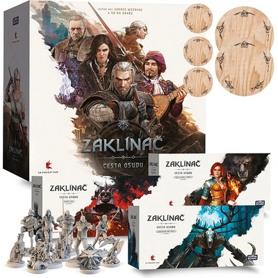 Komplet Zaklínač: Cesta osudu Deluxe edice s podtácky