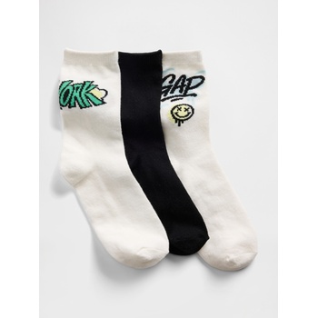 GAP Детски чорапи с лого, 3 чифта GAP GAP | Mnogotsveten | Момчешки | S