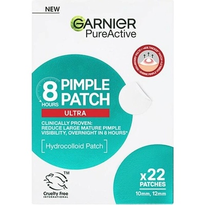 Garnier Pure Active 8-hodinová ultra náplasť na pupienky 22 ks