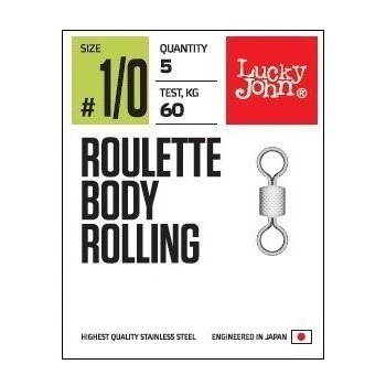 Lucky John Obratlík Roulette Body Rolling Swivels veľ.10 10 ks