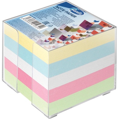 Forofis Кубче цветно 90х90мм с поставка, 5 цвята, 800л. Forofis 91032