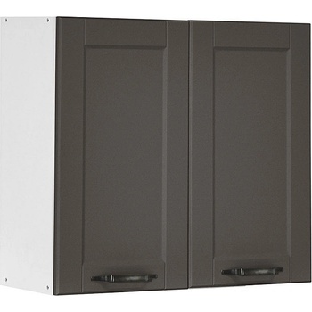 Matis Кухненски шкаф горен с две врати contempo v80 сив