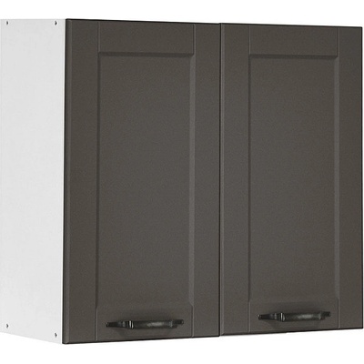 Matis Кухненски шкаф горен с две врати contempo v80 сив