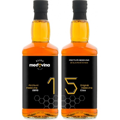Medovina Elisa dárek k 15. výročí 11% 2 x 0,5 l