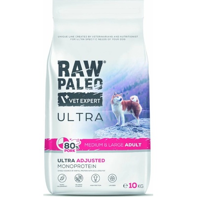 VetExpert Raw paleo Ultra Pork Medium & Large Adult 10 kg