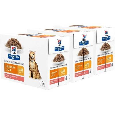 Hill's Prescription Diet c/d Péče o močový systém losos 36 x 85 g