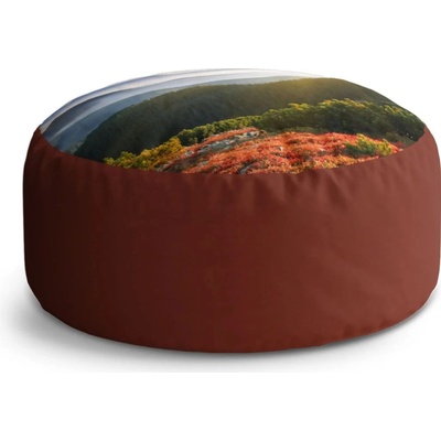 Sablio Taburet Circle Příroda: 38x48 cm