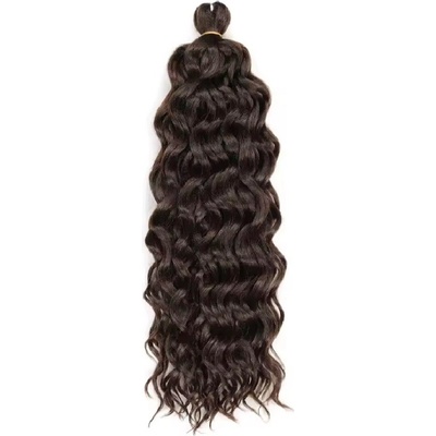Hawai curly hair na zapletanie - kanekalon - hnedá