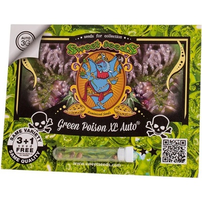Sweet Seeds Green Poison XL semienka neobsahujú THC 100 ks