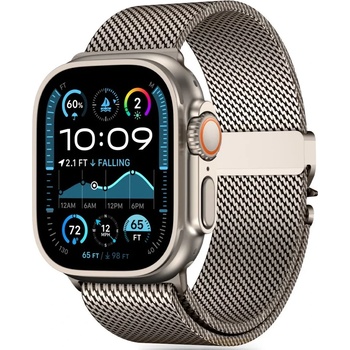 Tech-Protect milano apple watch 6 / 7 / 8 / 9 / 10 / se / ultra 1 / 2 (44 / 45 / 46 / 49 mm) titanium (5906302370634)