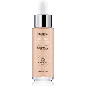 L'Oréal True Match Nude Plumping Tinted Serum серум да уеднакви цвета на кожата цвят 0.5-2 Very Light 30ml