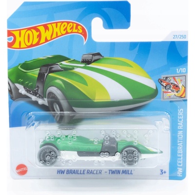 HW Hot Wheels Braille Racer Twin Mill