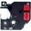 Compatible Съвместима лента с Dymo 45017, S0720570, 12mm x 7m черен печат / червен фон (45017)