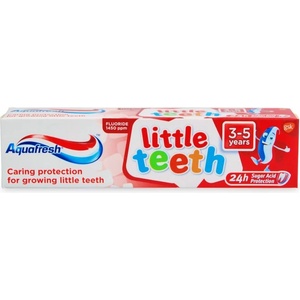 Aquafresh Детска паста за зъби Aquafresh Little teeth 3-5 год (AQLITTE)