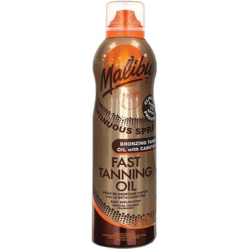 Malibu Fast Tanning Oil Spray sunscreen 175ml - Golden (White)
