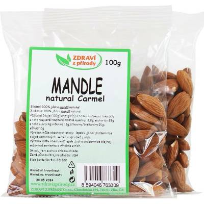 Ochutnej Ořech Mandle natural Carmel Supreme 23 25 velké 1 kg