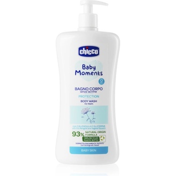 Chicco Baby Moments Protection шампоан за цялото тяло за деца от раждането им 0 m+ 750ml