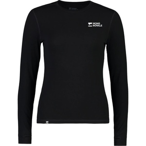 Mons Royale Дамско мериносово термобельо Mons Royale Women's Cascade Merino Flex 200 L/S Merino base layer - Black (115-2617-0112)