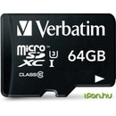 Image 1 of Verbatim microSDXC Pro 64GB UHS-I/C10/U3 47042/MVMS64GP