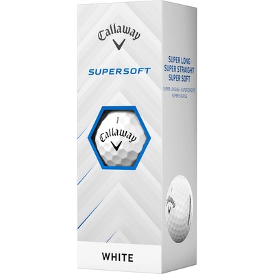 Callaway Supersoft biele 3 ks