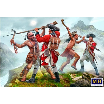 MASTER BOX LTD The Mohicans Mortal Combat Indian Wars Series the XVIII century Kit No.7 1:35