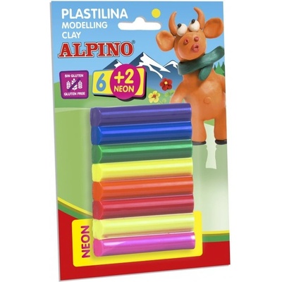Alpino modelovacia hmota 6 + 2 tyčinky 12 g