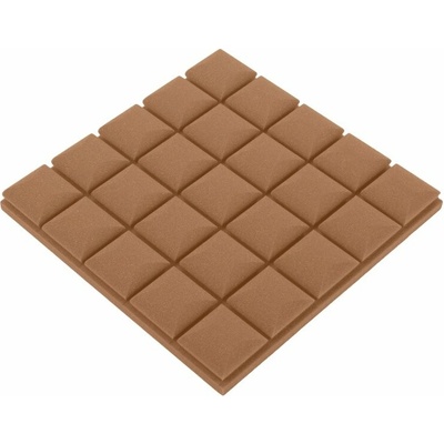 ProfiGaráž Akustický panel - kocka 50x50x5cm hnedá